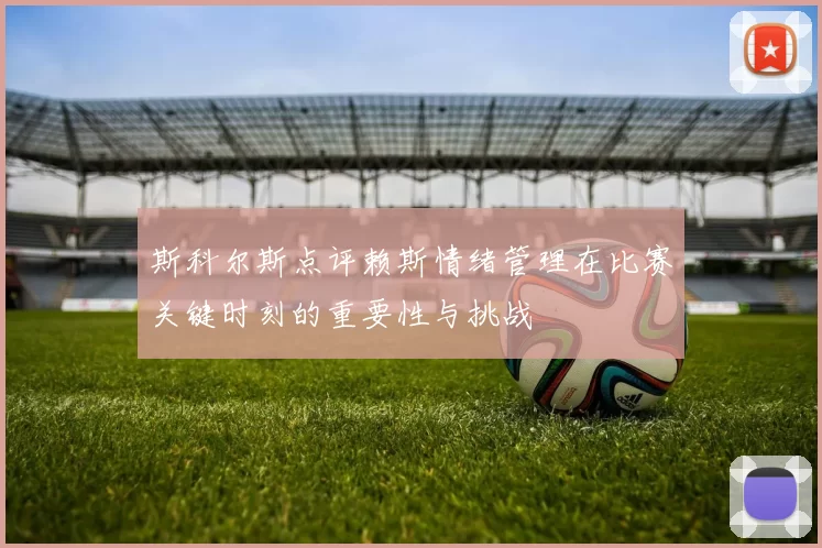 斯科尔斯点评赖斯情绪管理在比赛关键时刻的重要性与挑战