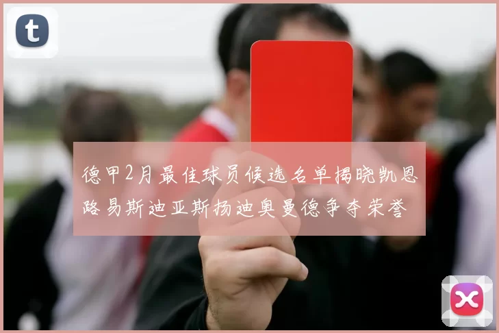 德甲2月最佳球员候选名单揭晓凯恩路易斯迪亚斯扬迪奥曼德争夺荣誉